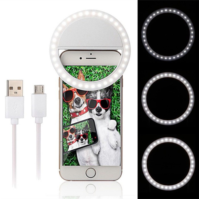 LAMPU LED LAMPU TEMPEL DI HP UNTUK SELVIE RING LIGHT SELFIE-YOSINOGAWA