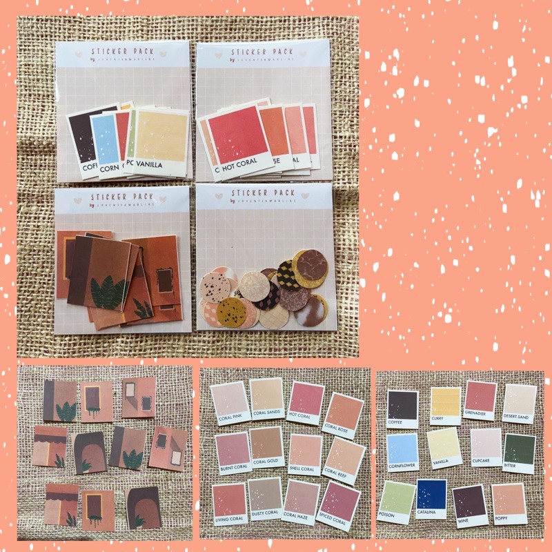 

[PS] Sticker Pack Aesthetic | by juventiamarline | Bullet Journal, Bujo, Planner