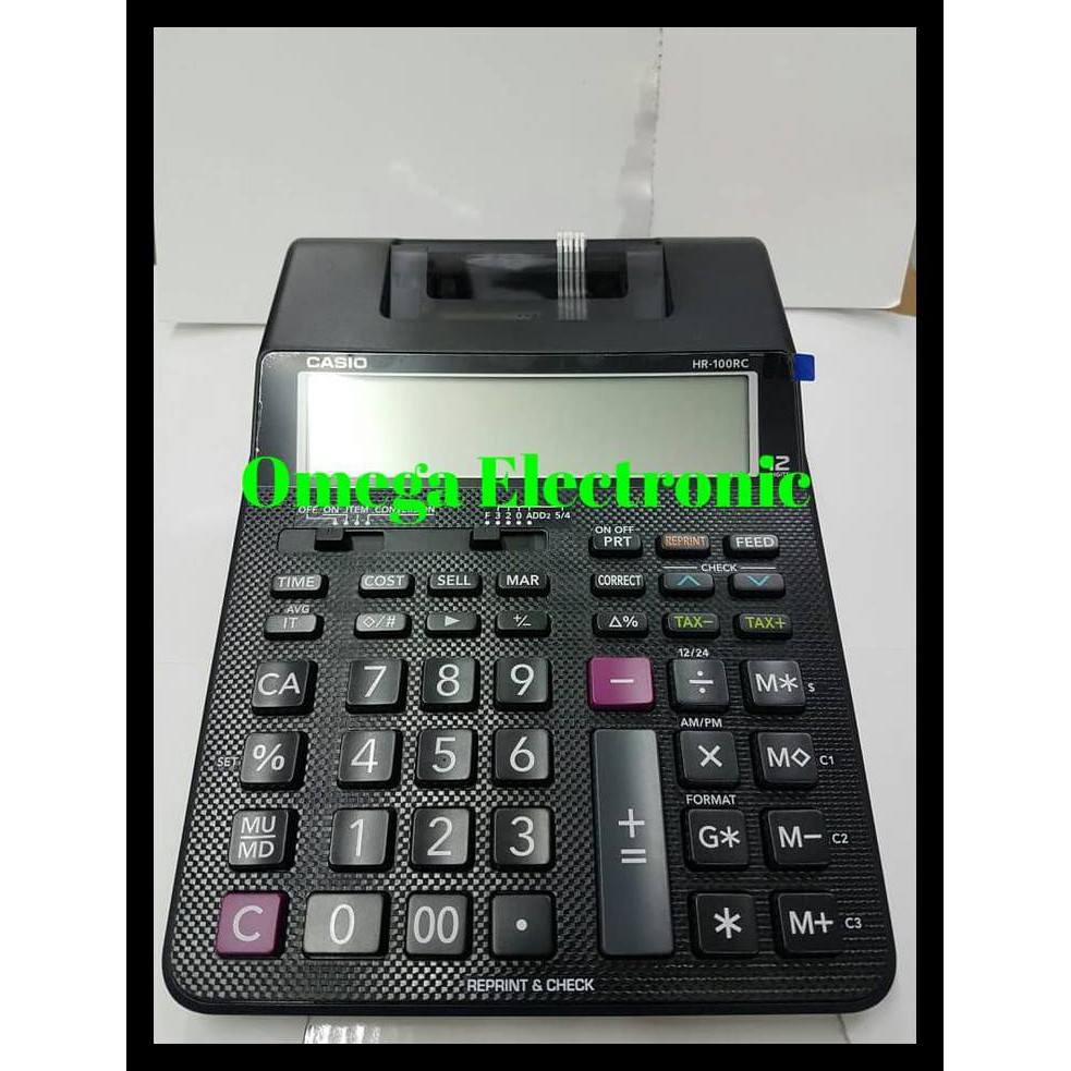 

Hot Product Casio Printing Calculator Hr-100Rc - Kalkulator Kasir Printer Struk Rc Barang Bagus