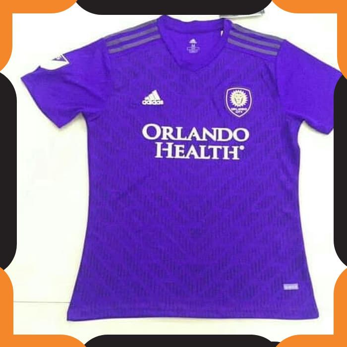 {COD}328 JERSEY  BOLA  ZIPPER ORLANDO CITY HOME 2019 / 2020 COLLAR SPORTY GRADE ORI IMPORT