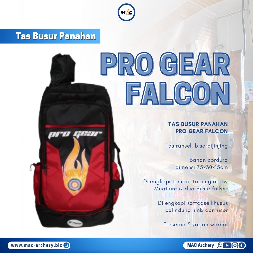 Tas Busur Ransel Falcon Pro Gear Untuk Panahan