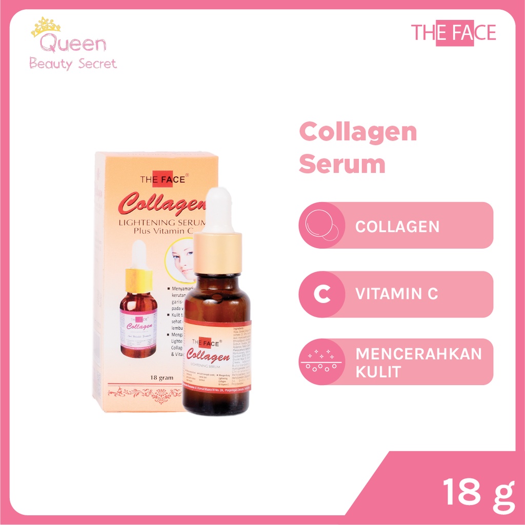 Jual Serum Wajah The Face Collagen Vit C Shopee Indonesia