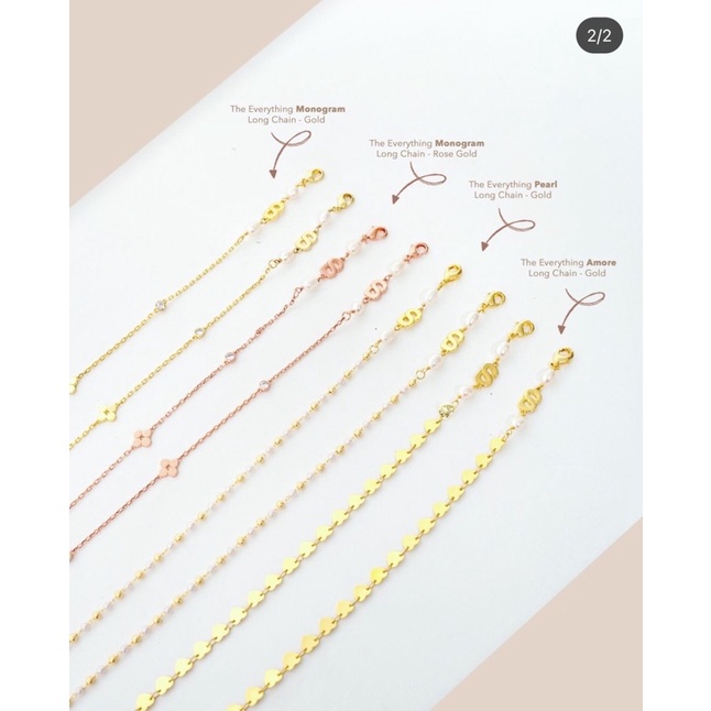 Everything long chain monogram gold dan roca brooch buttonscarves