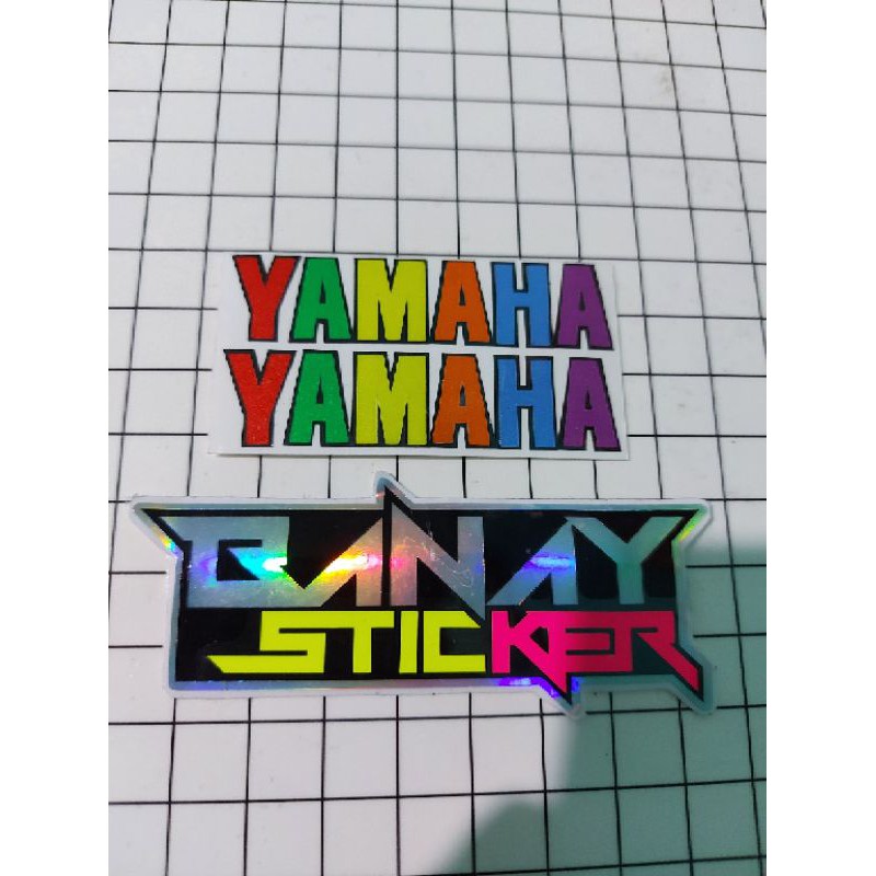 STICKER YAMAHA WARNA WARNI THAILAND THAILOOK CUTTING