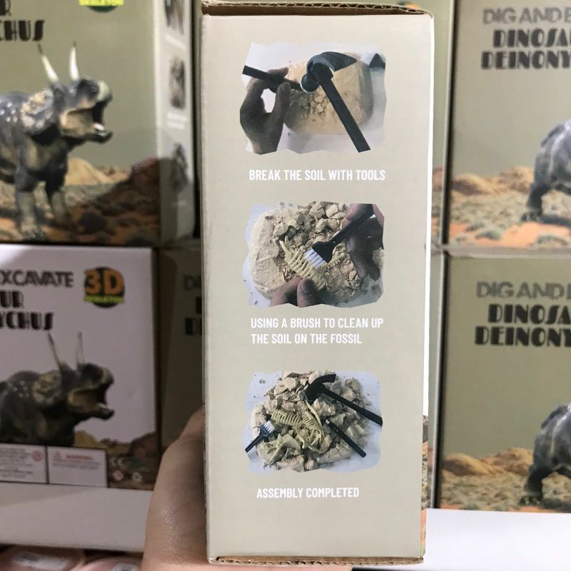 KD1 MAINAN EDUKASI ANAK / MAINAN DINOSAURUS FOSIL / MAINAN ANAK LAKI LAKI EDUKASI / MAINAN EDUKATIF / DINOSAURUS