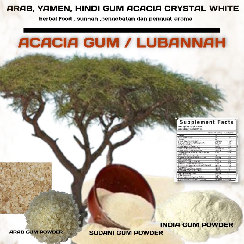 gum arab, ACACIA fiber, luban import, bubuk ACACIA, kemenyan import.