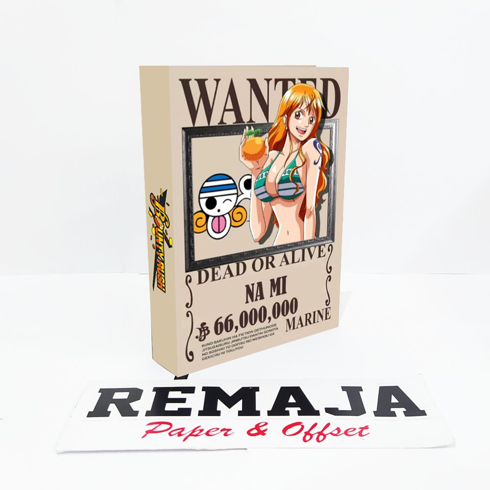 

Pocket book/Notebook Hardcover Onepiece NAMI A6 & A5 / buku tulis catatan notes