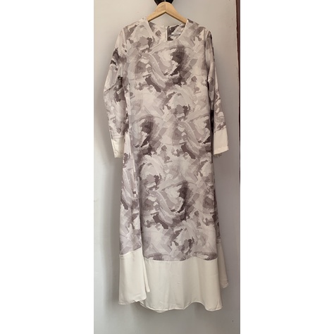 Aleeya brand Gamis motif [Preloved]