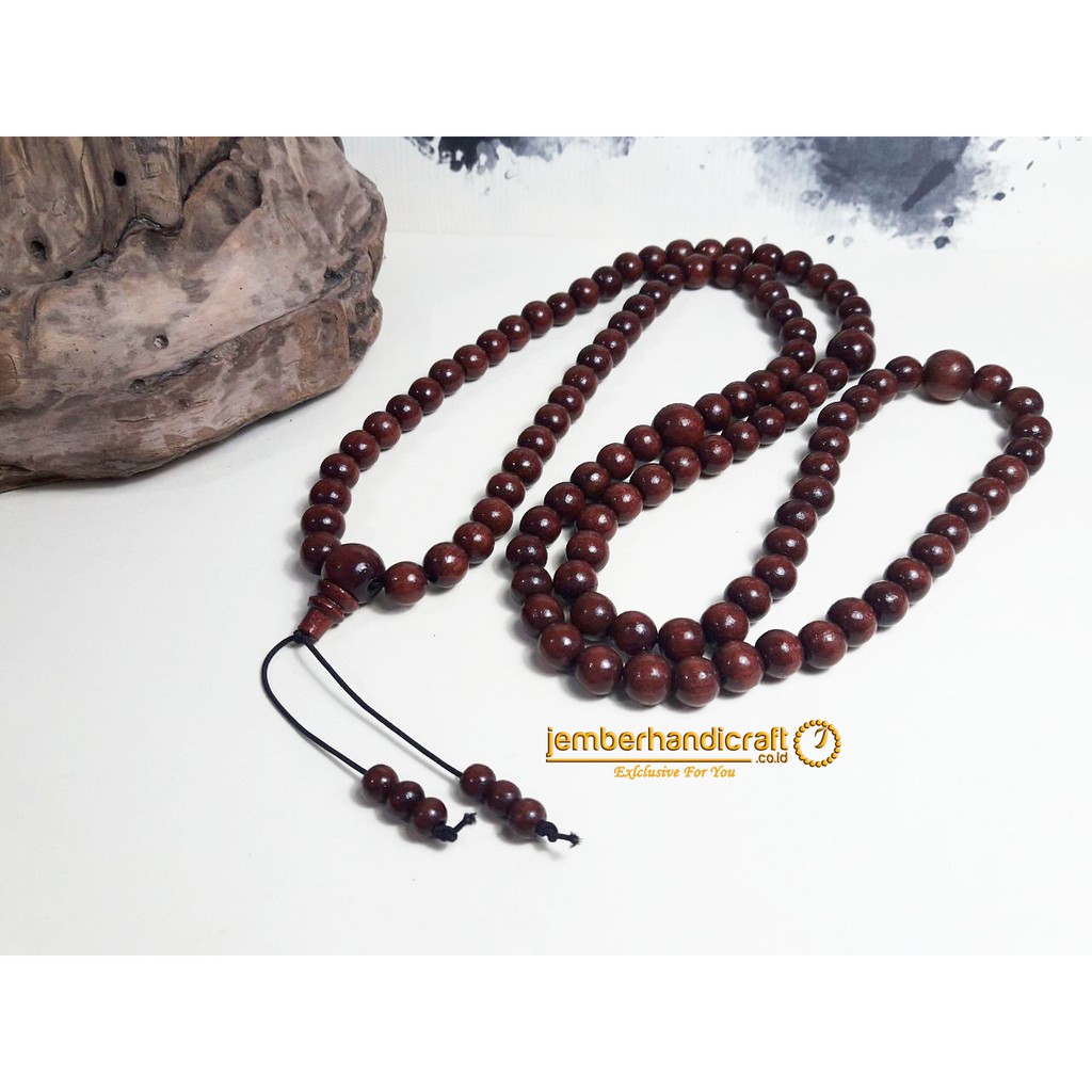 Tasbih Galih Nagasari Bertuah 108 | Tasbih Kayu Nagasari Buddha 108biji TENGGELAM