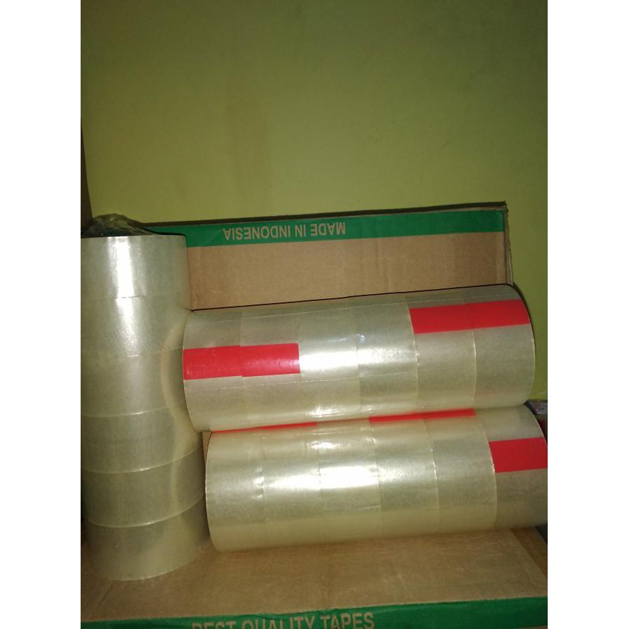 

Lakban Bening 2 In Pas Tape -Isolasi Plakban Warna Bening - Isi 72 Pcs Leovivi96Out
