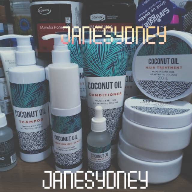 Coconut Oil Shampoo / Conditioner / Hair Treatment / Treatment Oil / Conditioning Spray Anko