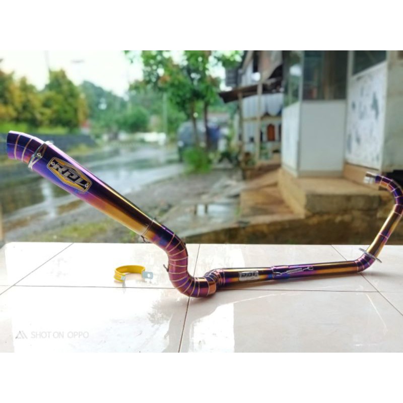 Knalpot rpl kobra naga step standar silincer keong Vixion 150cc