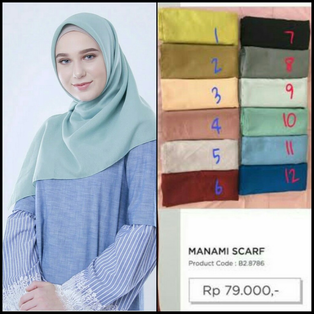 Zoya Hijab Manami Scarf/ Manami Scarf Zoya
