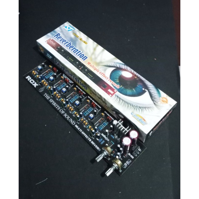 Reverberation Multiple Effect Reverb 5 IC 2 Potensio  Elite