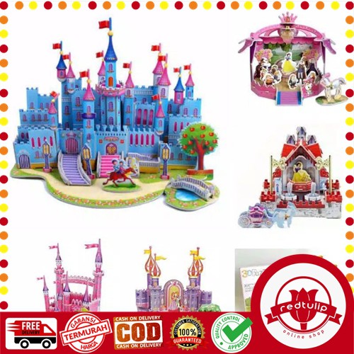 Puzzle 3D Toy / Mainan Puzzle Kreatifitas Anak Ukuran Besar