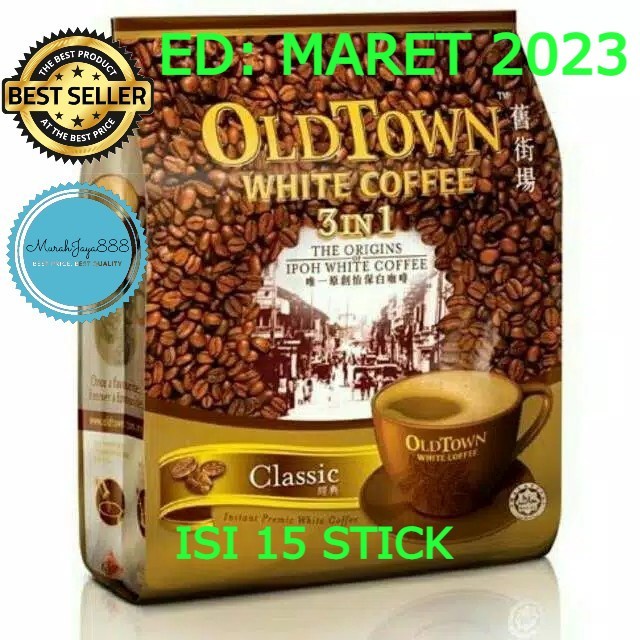 

Old Town White Coffee 3 in 1 Classic 15 sachet x 38 g Kopi Malaysia