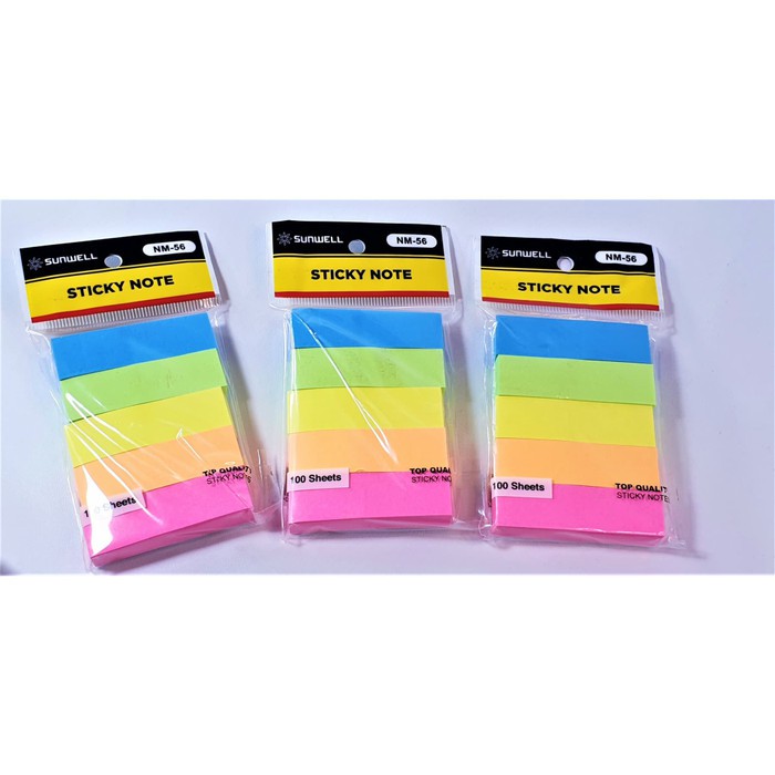 

Dijual STICKY NOTES INDEX PEMBATAS HALAMAN KERTAS NM-56 PAGE MARKER STIK NOTE Murah