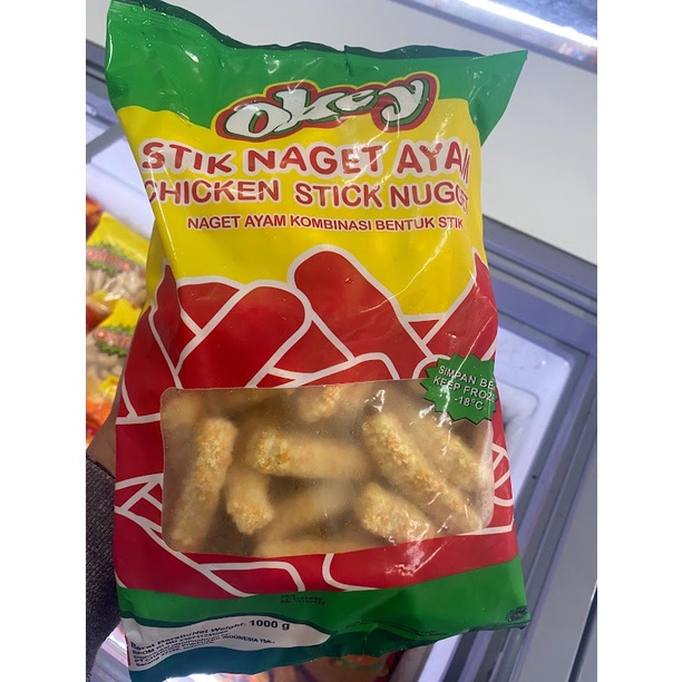 

OKEY NUGGET BENTUK STIK 1 KG. 1 PABRIK DENGAN FIESTA