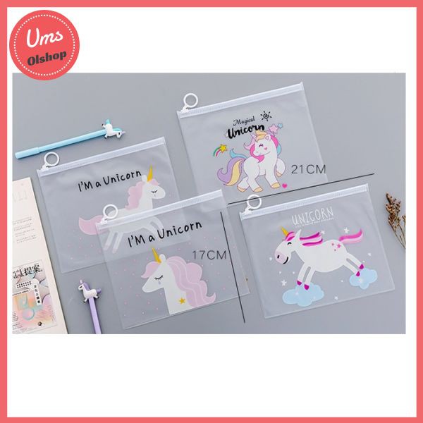 

PF07 Unicorn and Panther A5 Stationery File Folder / Tempat Pensil -