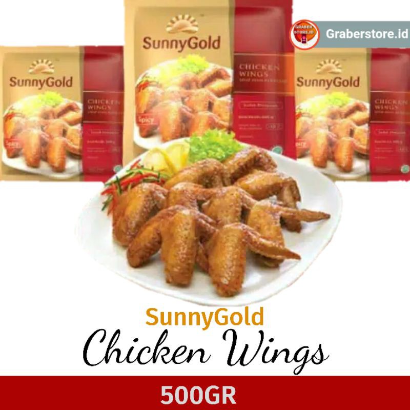 

Sunnygold Wing 500gr Chicken Wings Sunny Gold Frozen Food