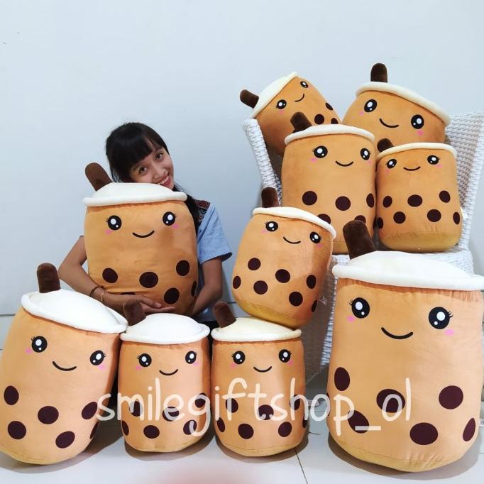 Boneka Boba Coklat Jumbo (42cm)