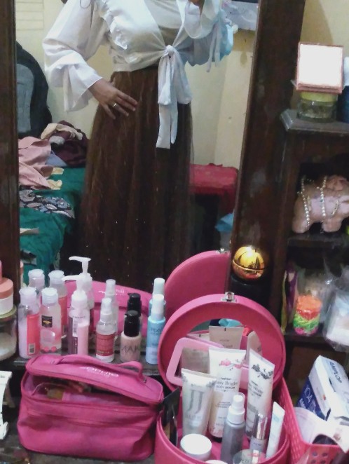 Batik Wanita Asj Sa Hrb026 Kenongo Kemeja Tosca Pendek