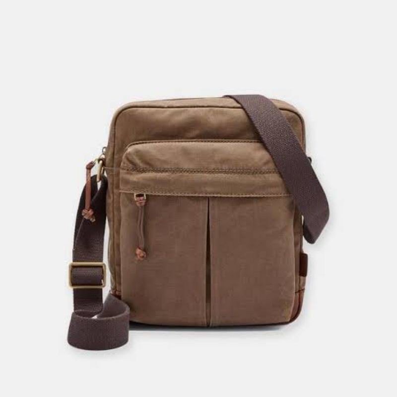 TAS FOSSIL DEFENDER NS CITY BROWN KANVAS ORIGINAL