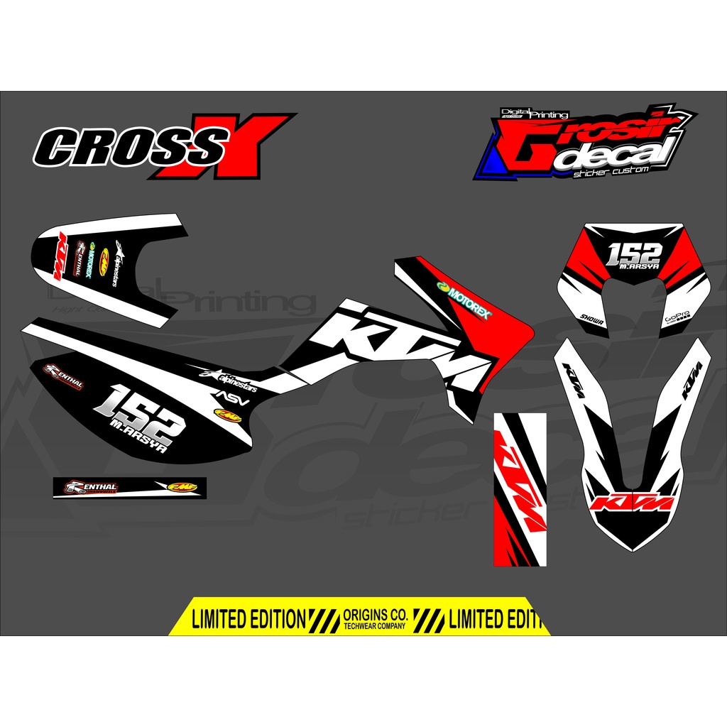 DECAL STICKER VIAR CROSS X 150 DECAL STICKER VIAR CROSS 200GT FULLBODY
