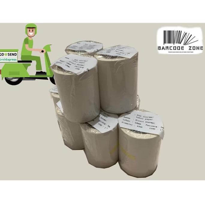 

Lh4Code LABEL THERMAL STIKER 80mm X 6M - LABEL CONTINUOUS UNTUK CETAK ALAMAT - DIAMETER 37MM(promo)C