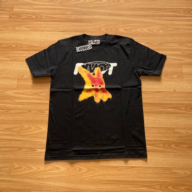 TSHIRT KAOS OFF WHITE PIVOT FISH BLACK