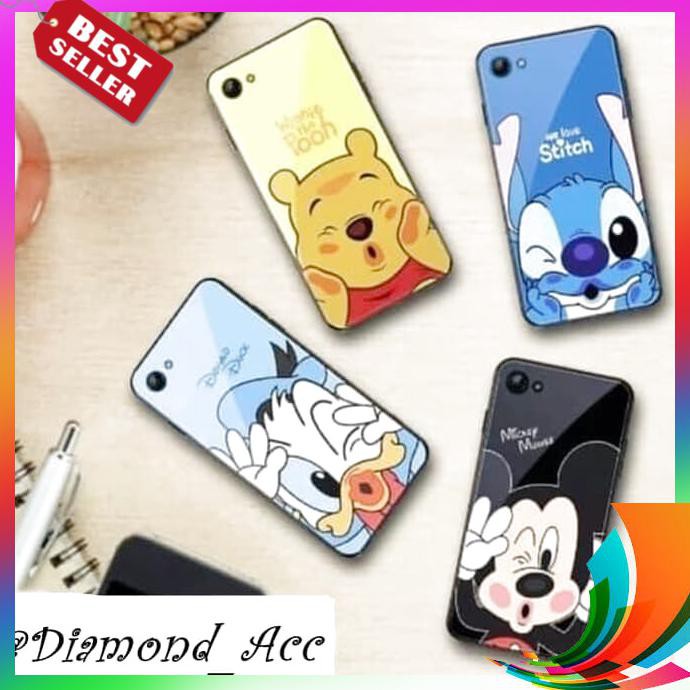 【TERBARU】 PREMIUM Case Hp Glass KARAKTER IMUT SAMSUNG GALAXY NOTE 10 PLUS