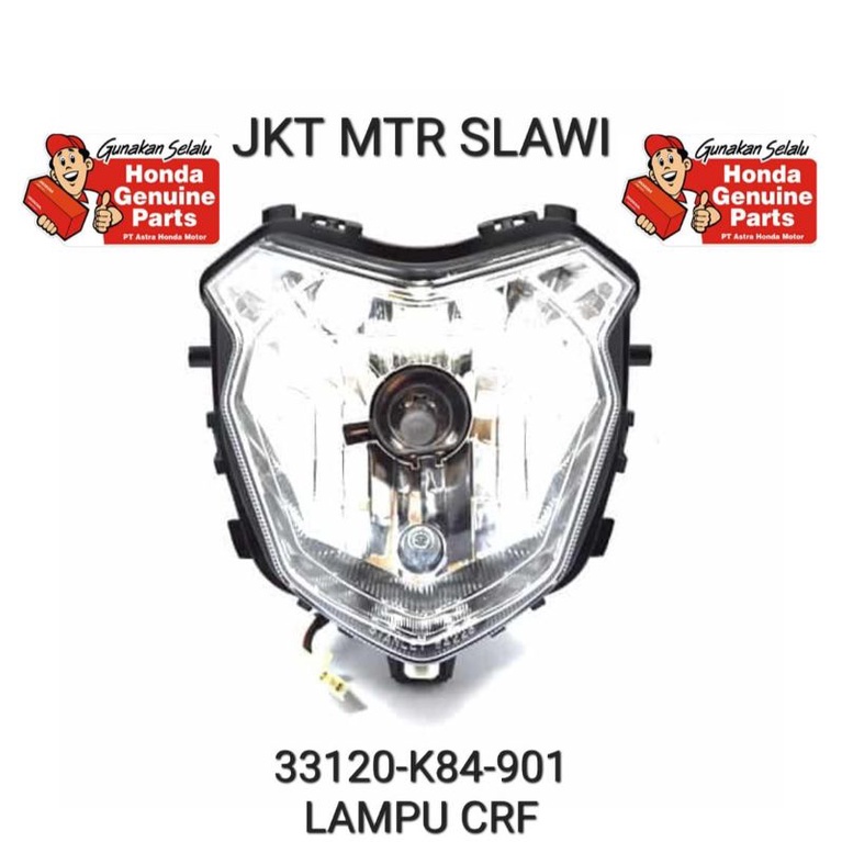 reflektor crf lampu depan crf ori honda ahm asli honda