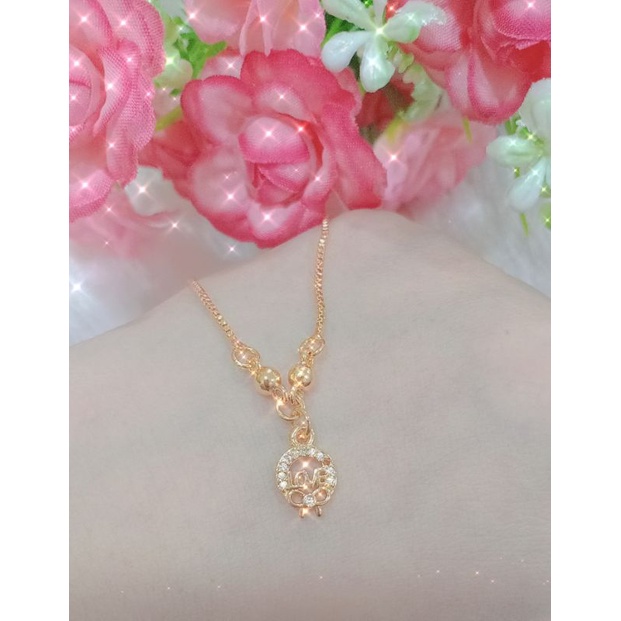 kalung anak perhiasan xuping gold LOVE