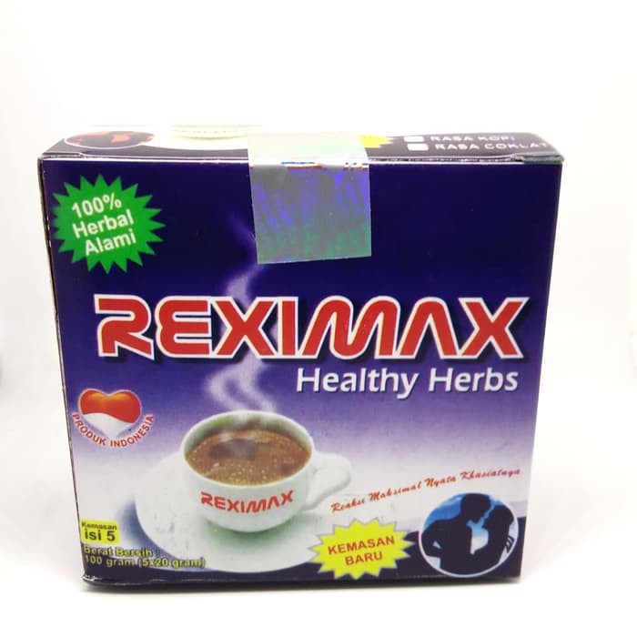 

KOPI REXIMAX PER BOX isi 5 Pcs