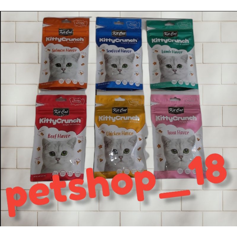 kitty crunch/ cemilan kucing/ kitty crunch cemilan kucing