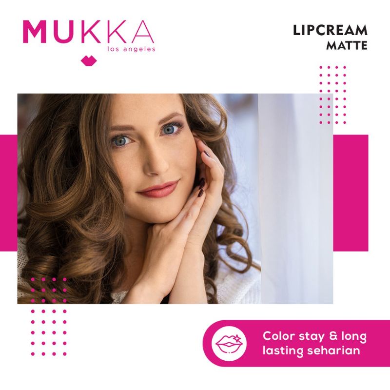 LIP CREAM MATTE BRAND MUKKA LOS ANGELES