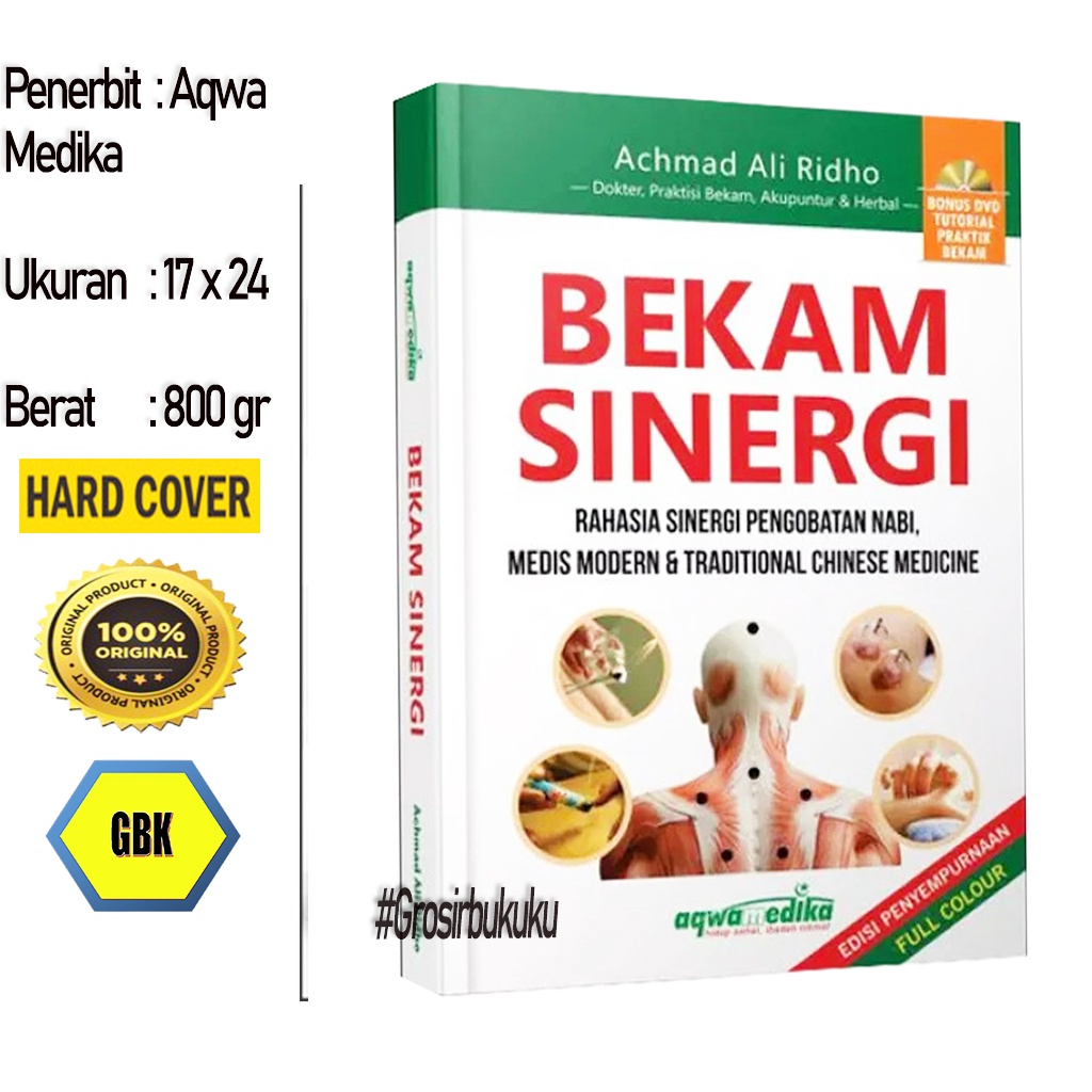 Bekam Sinergi - Rahasia Sinergi Pengobatan Nabi +Bonus CD &amp; FULL COLOUR – AQWAMedika