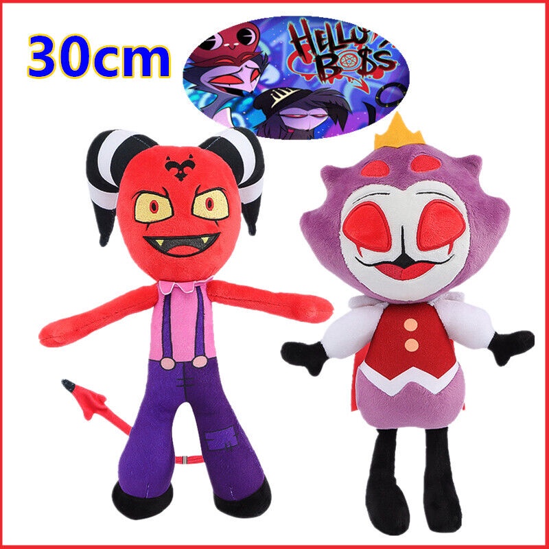 Hel Mainan Boneka Plush Helluva Boss 2 Monster Devil 30cm Untuk Hadiah Ulang Tahun Anak