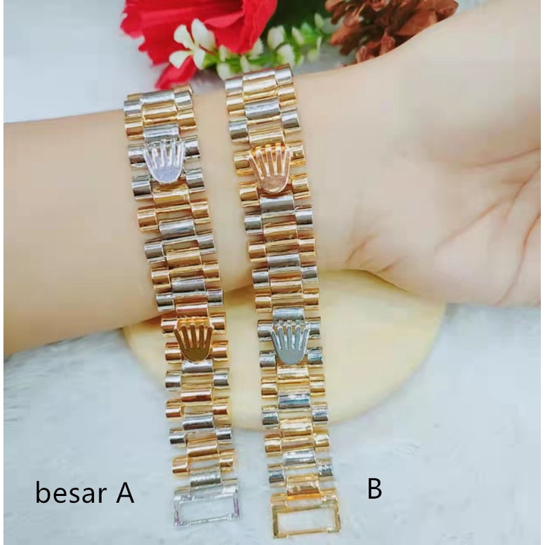 Gelang Sisik Perhiasan Xuping Lapis Emas (besar/kecil)