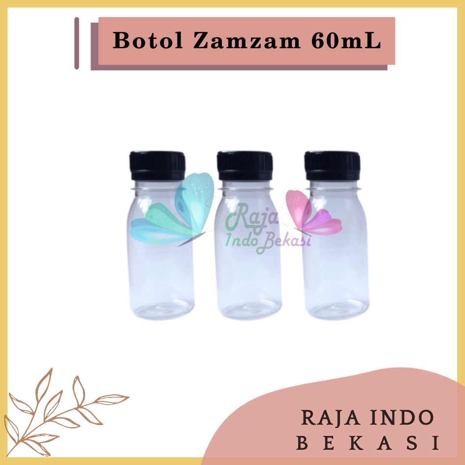 Botol Zamzam 60 Ml - Botol Shortneck Zamzam Kecil 60ml