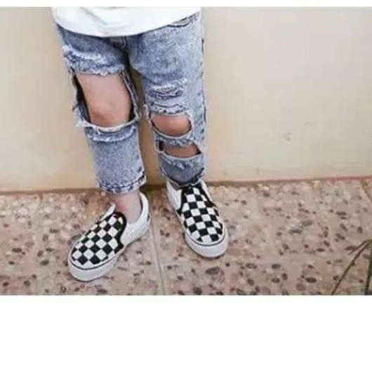 ۞ SEPATU VANS ANAK SLIP ON LAKI LAKI PEREMPUAN CATUR ➶
