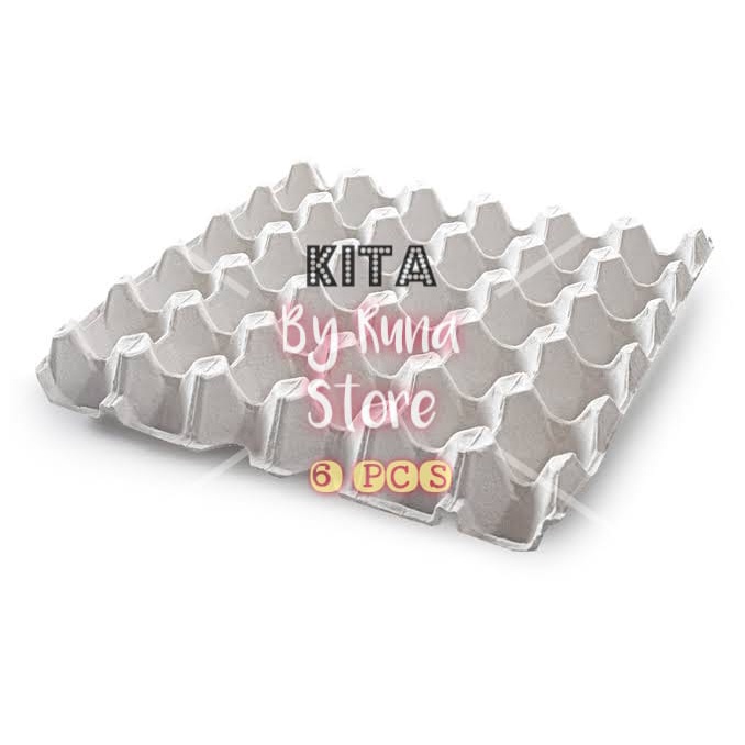 Eggtray Karton Baru paket isi 6 lembar nampan nampan telur no#1 di indonesia