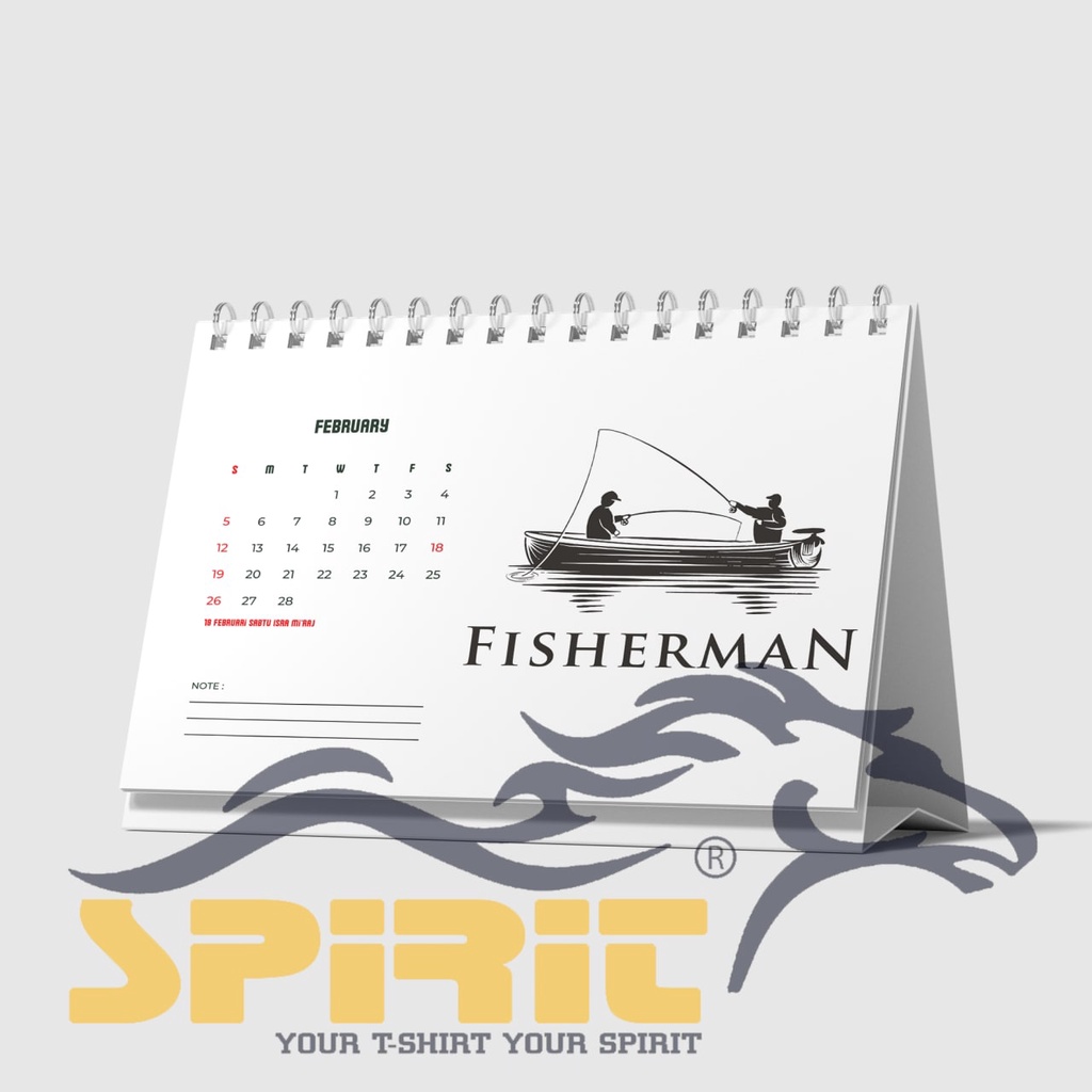 

Kalender Duduk / Kalender Meja Tahun 2023 Desian Fishing
