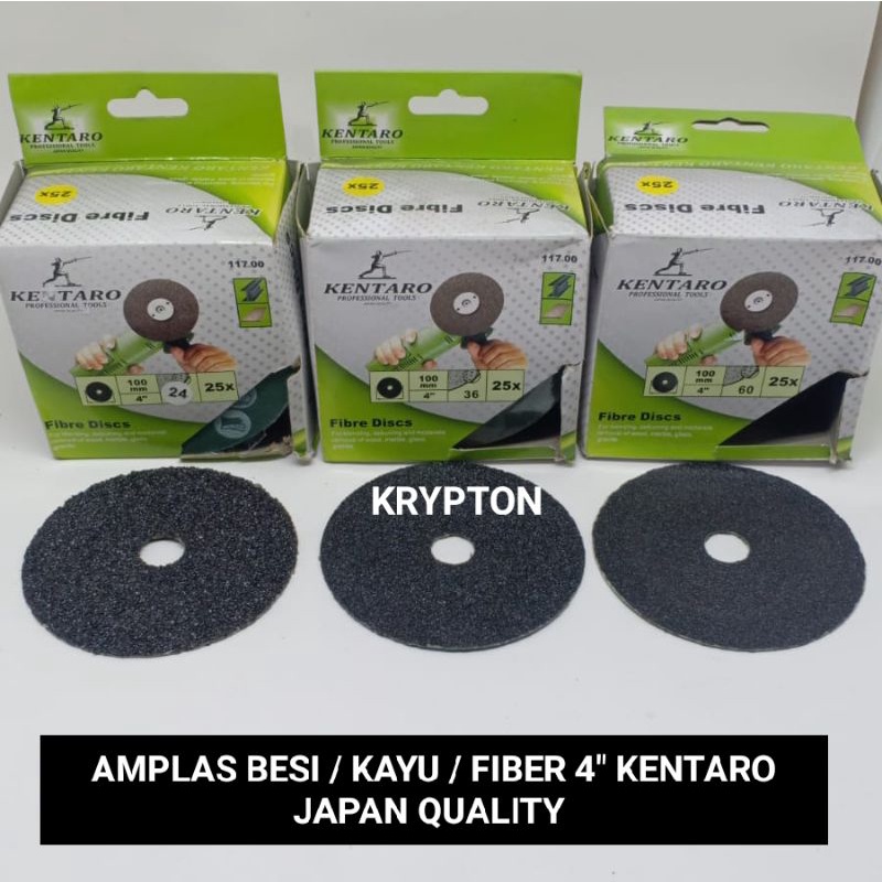 AMPLAS BESI / KAYU / FIBER 4&quot; KENTARO JAPAN QUALITY