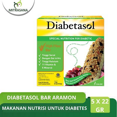 

Diabetasol Bar Aramon 5x22gr