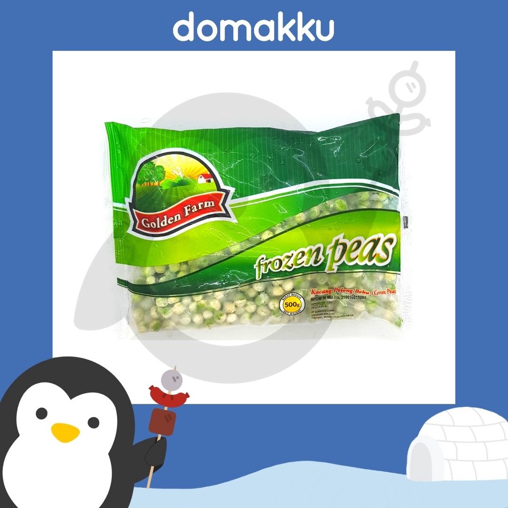 

Golden Farm Green Peas (Kacang Polong Beku) 500gr, Halal