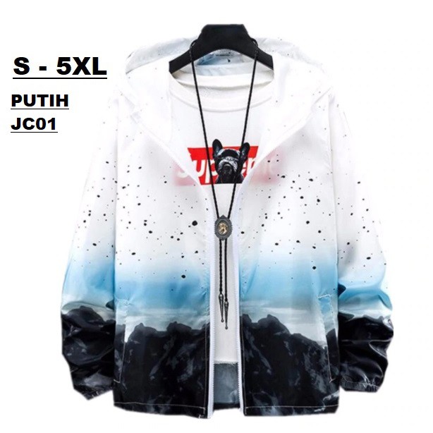 Jaket Printed Unisex Windbreaker JC