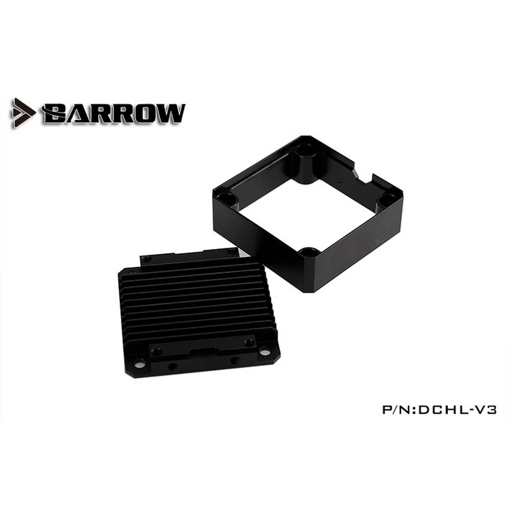 BARROW DCHL-V3 Aluminum Heatsink Top Kit For DDC Pump Black