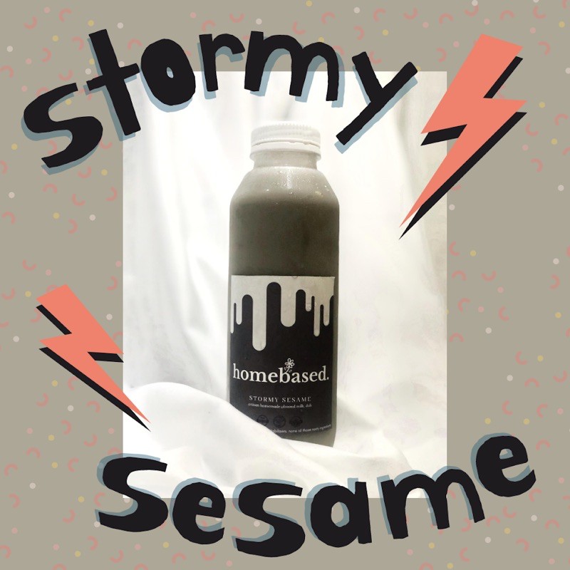 

Susu Almond Stormy sesame (ASI Booster, Almond Milk, Vegan Plant-Based Milk with Cashew Blend)