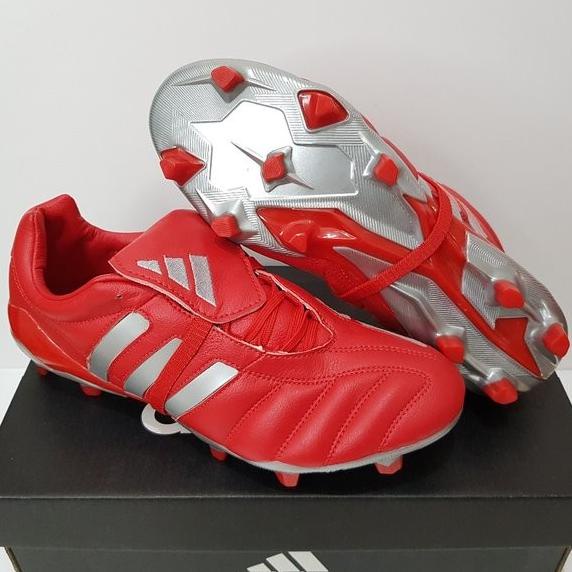 SEPATU BOLA - SOCCER ADIDAS PREDATOR MANIA OG LEATHER RED SILVER - FG DCVD32151